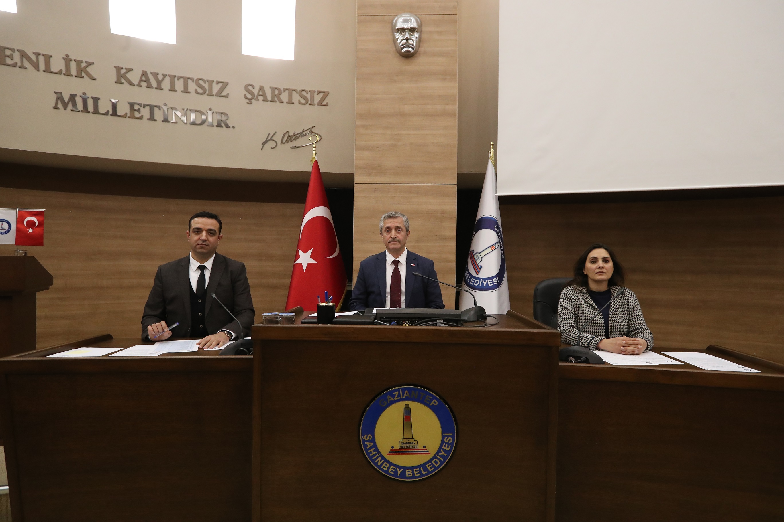 Belediyemiz Meclisinde ehitler Anld
