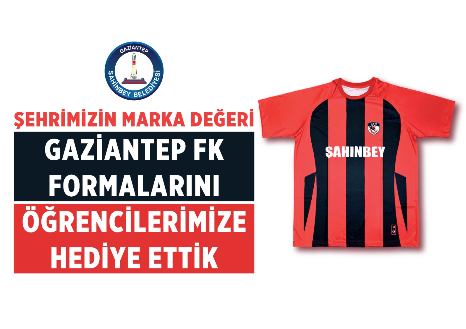 Ortaokul ve Lise rencilerimize GFK Formas Hediye Ettik