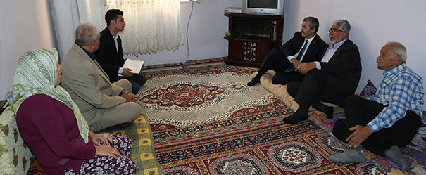 Ba�kan Tahmazo�lu,  Aile Ziyaretlerini S�rd�r�yor