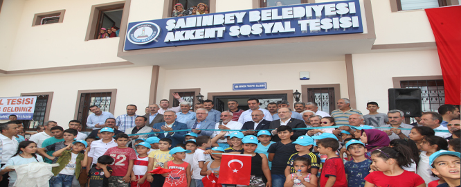 �ahinbey Belediyesi Akkent Sosyal Tesisi Hizmete A��ld�