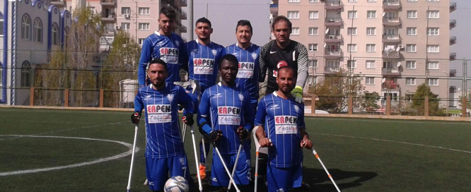 ahinbey Ampute Futbol Takmndan Farkl Galibiyet