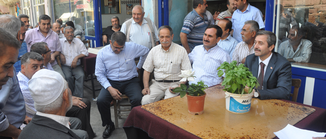 Bakan Tahmazolu, Esnaf ve Vatandalarla  e