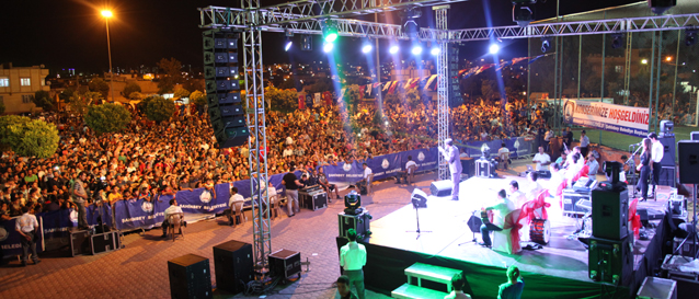 �ahinbey Belediyesi Onur Mahallesinde Konser D�zenledi