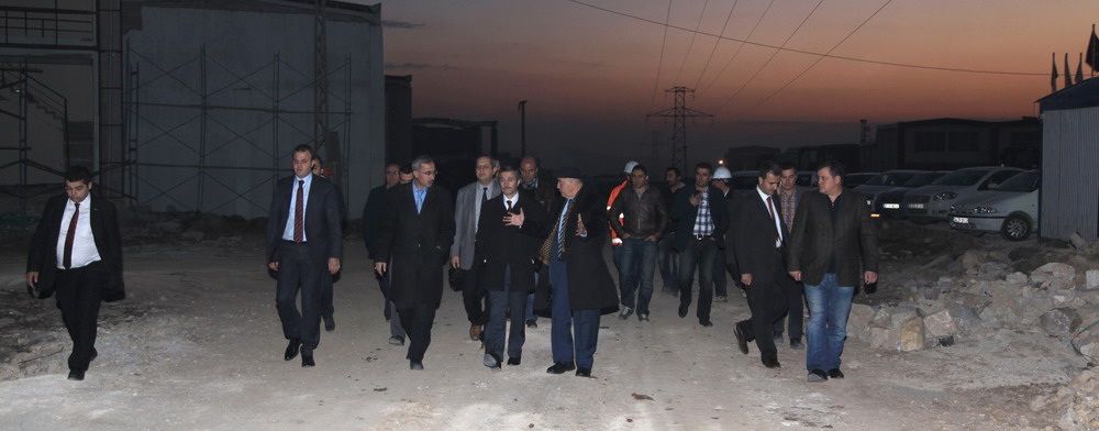 Bakanmz ahinbey Sanayisi Sitesinde Gece Yaplan almalar Denetledi