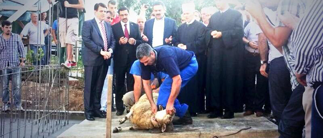 ahinbey ve Keirenin Yaptraca Gorajde slam Kltr Merkezinin Temeli Atld