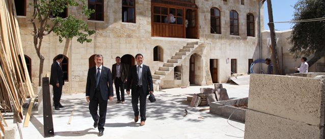 Ba�kan Tahmazo�lu, "4 Tarihi Binan�n Restorasyonu Tamamlanma A�amas�nda"