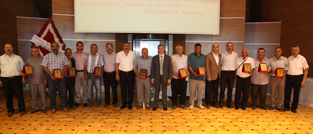 Ba�kan Tahmazo�lu Personellerle Bir Araya Geldi
