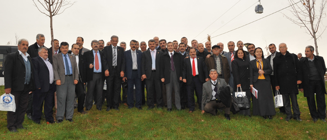 Ba�kan Tahmazo�lu, �ahinbeyli Muhtarlarla Bir Araya Geldi