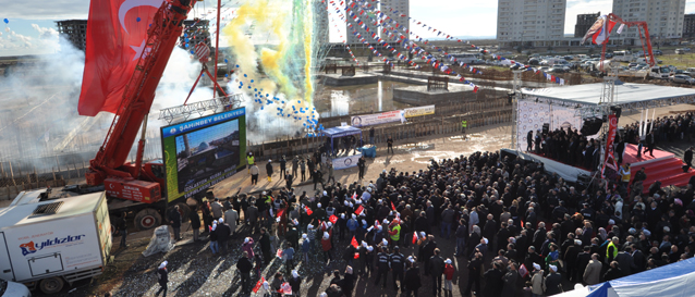 �ahinbey Belediyesi, Akkent Hz. Abdullah Camii�nin Temeli At�ld�  