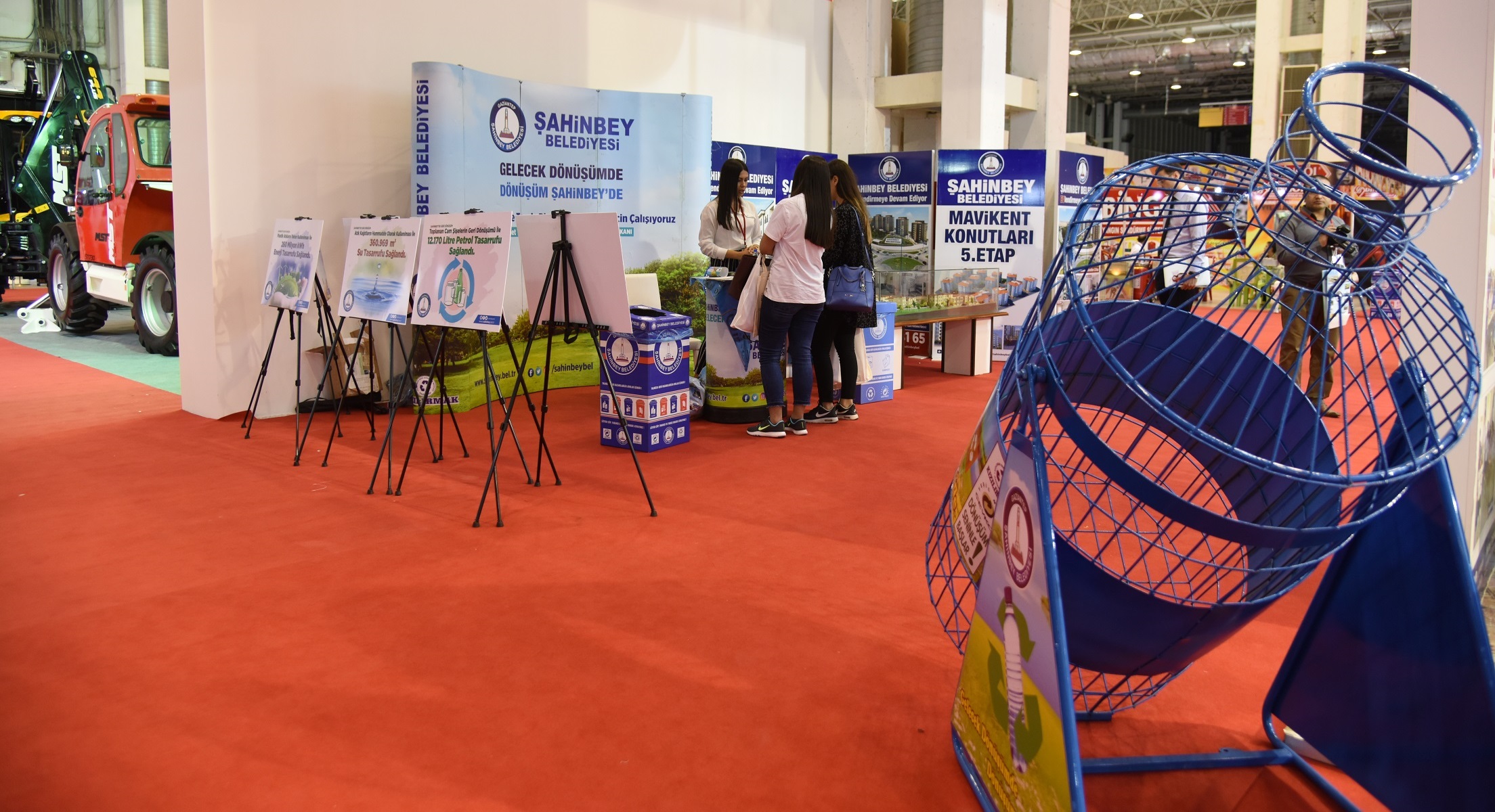 CEVTECH Fuar��nda �ahinbey Belediyesi Stand�na Yo�un �lgi