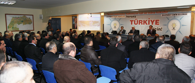 Bakan Tahmazolu, Mahalle Temsilcileri le Bir Araya Geldi