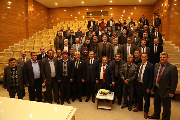 Muhtarlardan Ba�kan Tahmazo�lu�na Te�ekk�r