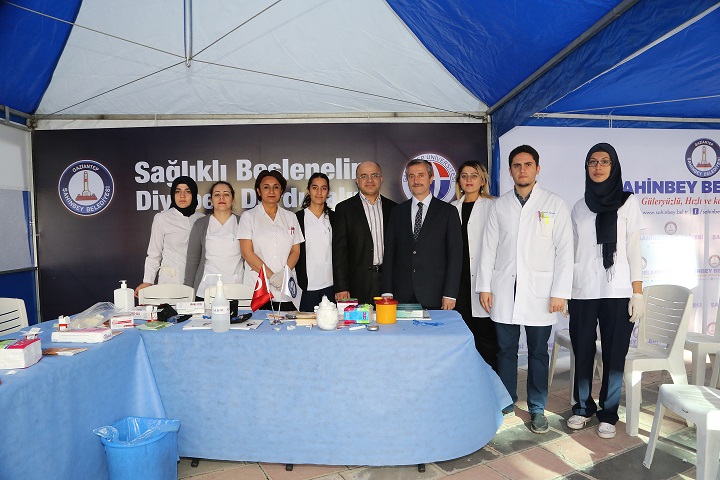 �ahinbey�den Vatanda�lara �cretsiz Kan �l��m�