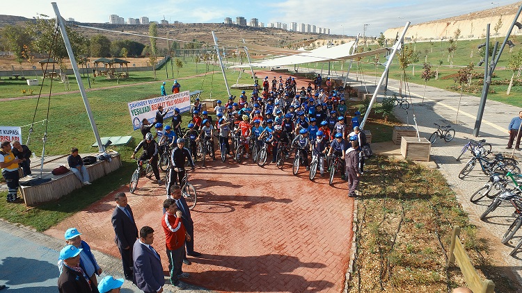 Şahinbeyli Çocuklar Cumhuriyet İçin Pedal Çevirdi