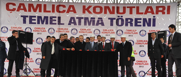 �ahinbey Belediyesi, �aml�ca 379 Konutun  Temeli At�ld�  