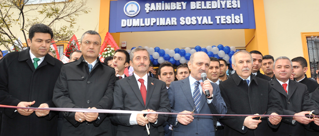 �ahinbey Belediyesi, Dumlup�nar Sosyal Tesisin A��l���n� Bakan Bayraktar Yapt�