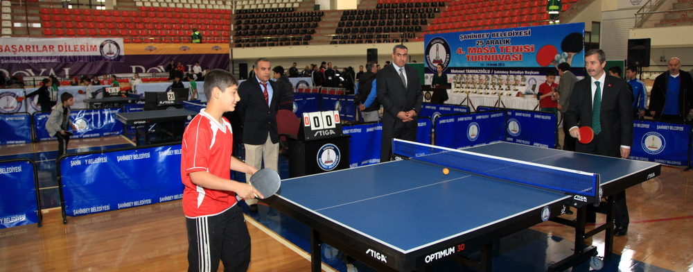 ahinbey Belediyesi 4. Masa Tenisi Turnuvas Start Ald