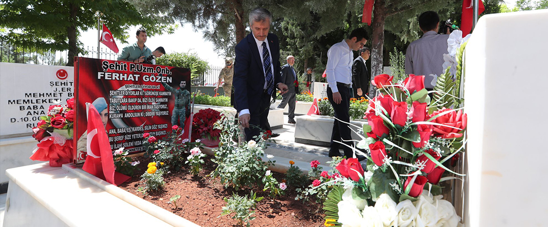 Bakanmz ehitlikleri Ziyaret Etti