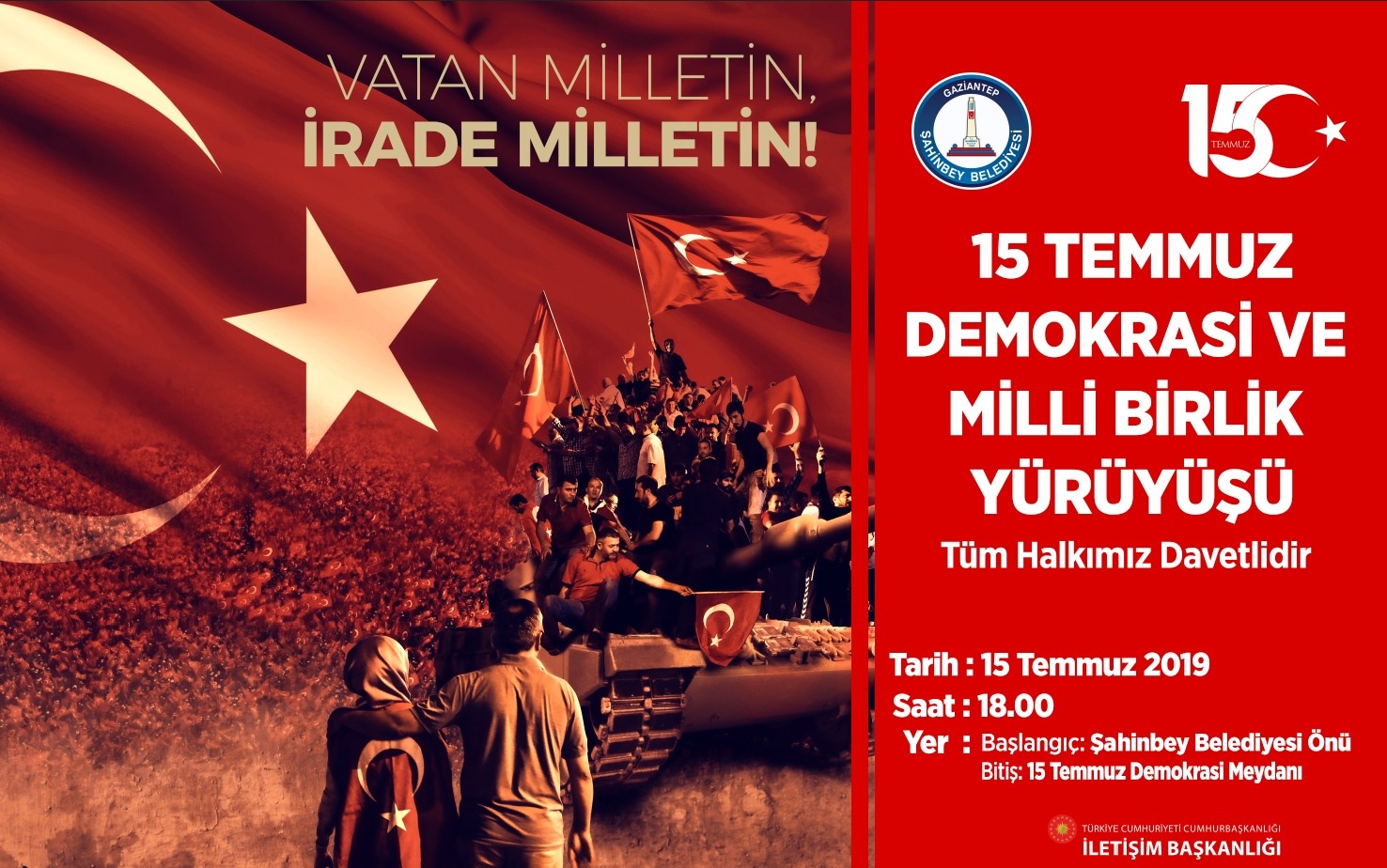 15 Temmuz Ruhu ahinbeyde Yaatld