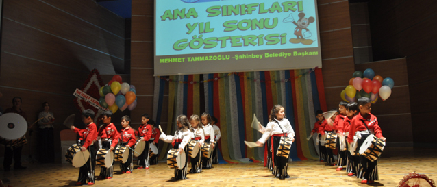 �ahinbey Belediyesi Ana S�n�f� ��rencileri Yapt�klar� G�sterilerle B�y�ledi