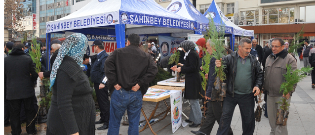 Daha Ye�il Bir �ahinbey ��in Vatanda�lar�m�za �cretsiz A�a� Da��t�yoruz