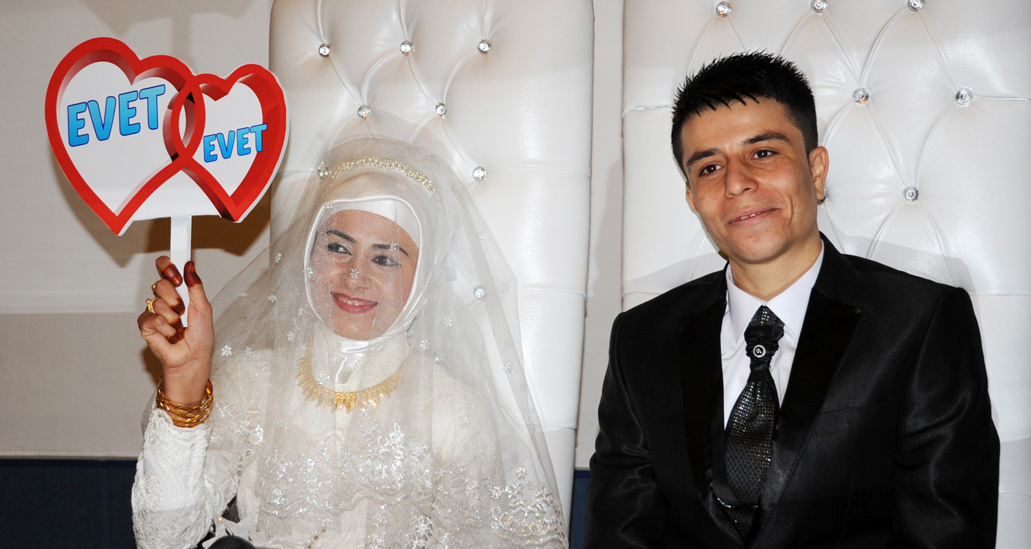itme Engelli ift Mutlulua AHNBEYde "EVET" Dedi