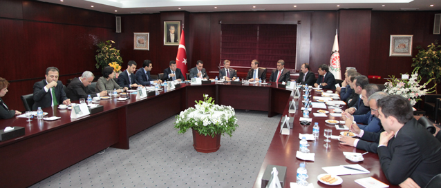 Ba�kan Tahmazo�lu�ndan Ba�kan Bart�k�a Hay�rl� Olsun Ziyareti