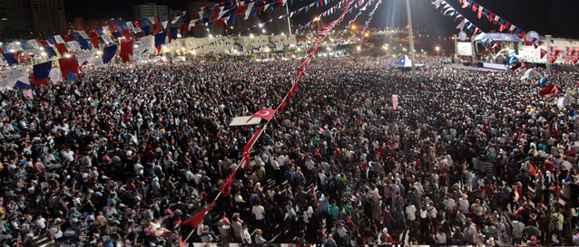 �ahinbey�de Mustafa Ceceli Konserine 40 Binin �zerinde Vatanda� Kat�ld�