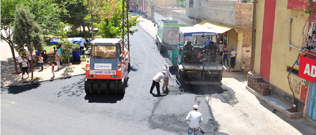 ahinbey Belediyesi le Genelinde Asfalt almasn Srdryor