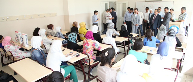 Vali Dalmaz, Belediyemizce Eitim Verilen Suriyeli rencileri Ziyaret Etti