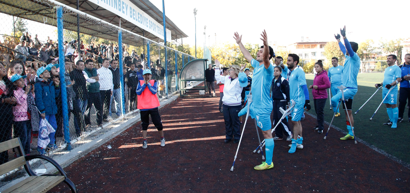 �ahinbey Ampute Kendi Evinde Galip 1-0