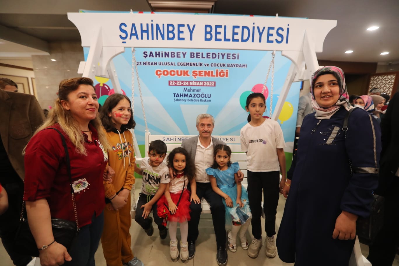 50 Binden Fazla ocuk 23 Nisan ahinbeyde Kutlad