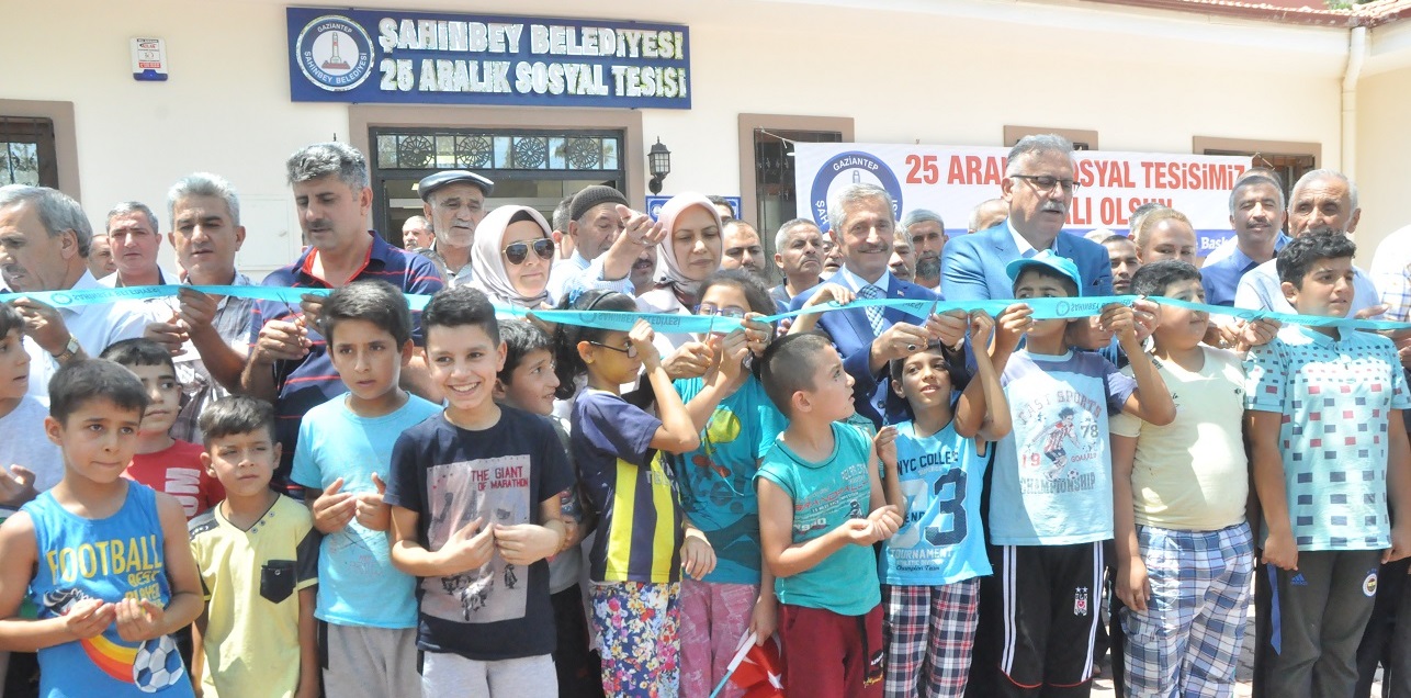 ahinbey Belediyesi 25 Aralk Sosyal Tesisini Hizmete Sundu