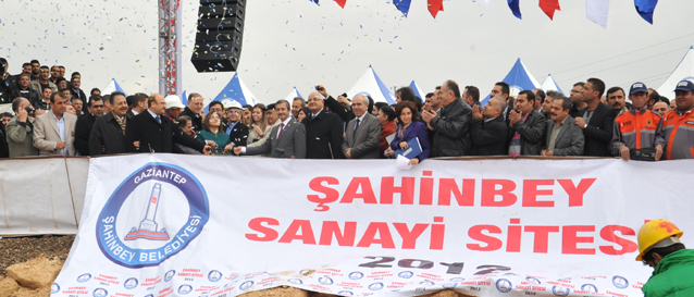 �ahinbey Sanayi Sitesi Temeli G�rkemli Bir T�renle At�ld�