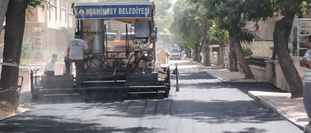 �ahinbey Belediyesi Kavakl�k Mahallesinde Asfaltlama Yapt�