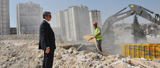 amlca 1071 Konutlar 2 ve 3nc Etap Temel Kaz almalar Balad