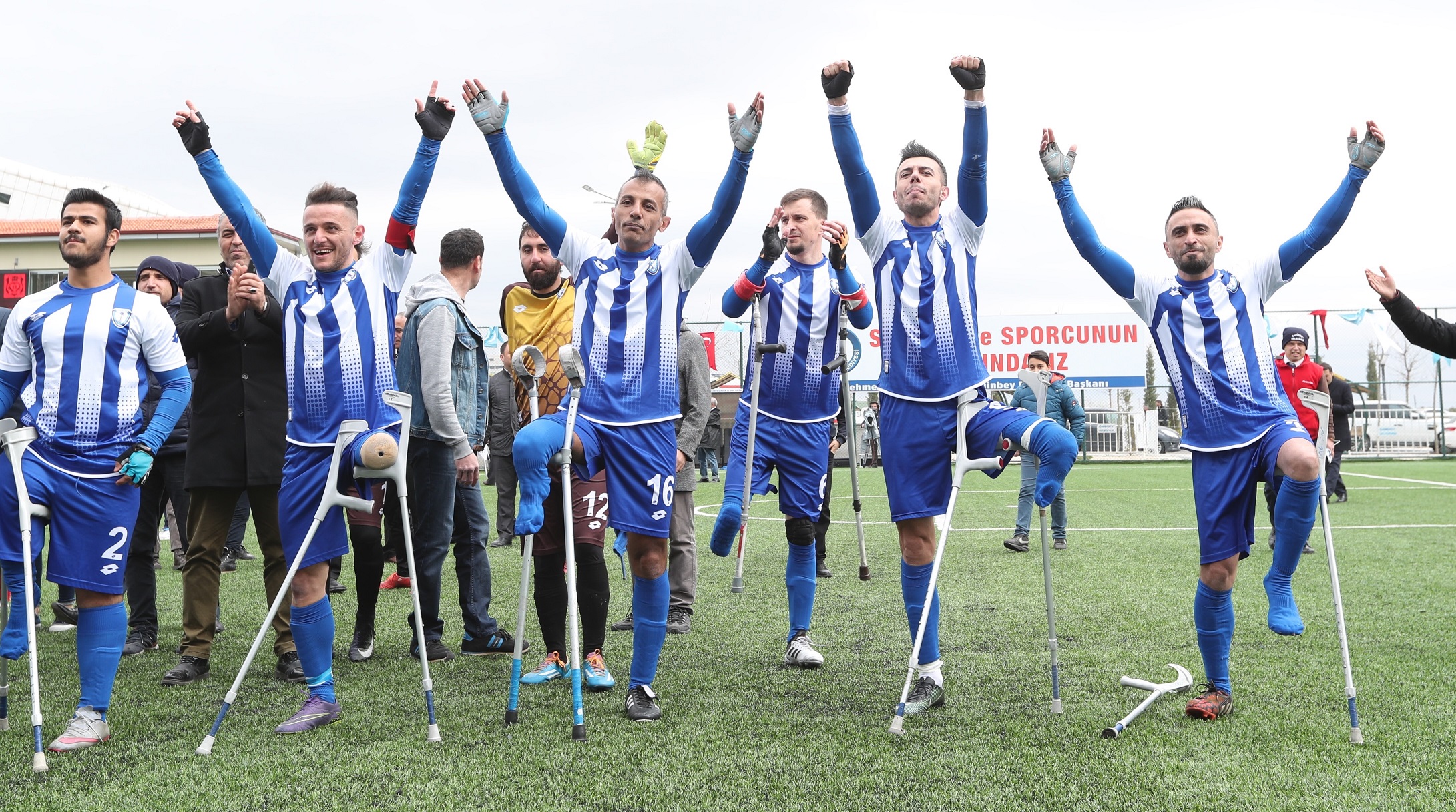 ahinbey Ampute kinci Yarya Da Hzl Balad 8-0