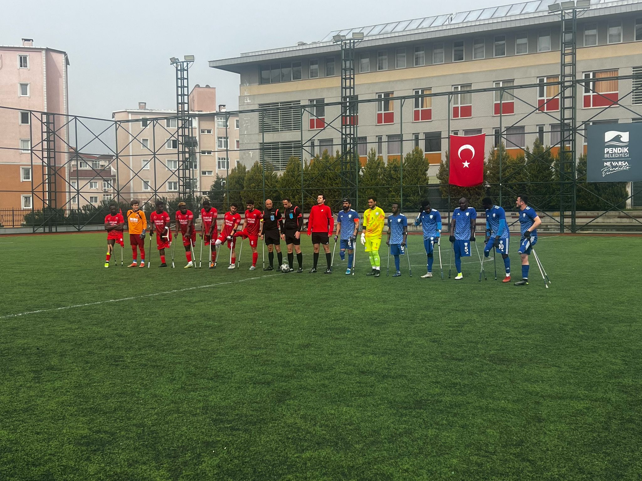 ahinbey Ampute Ligin kinci Yarsna Galibiyetle Balad 5-0