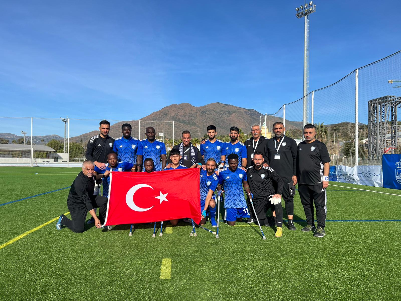 ahinbey Ampute Futbol Takmmz ampiyonlar Liginde Finalde