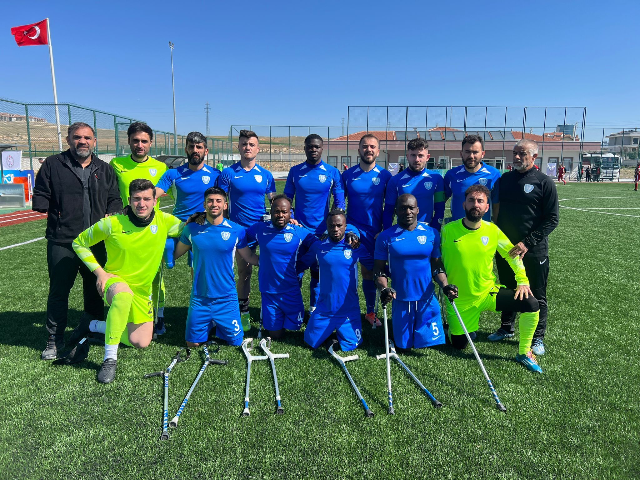 ahinbey Ampute ampiyonlua Doru lerliyor 6-2