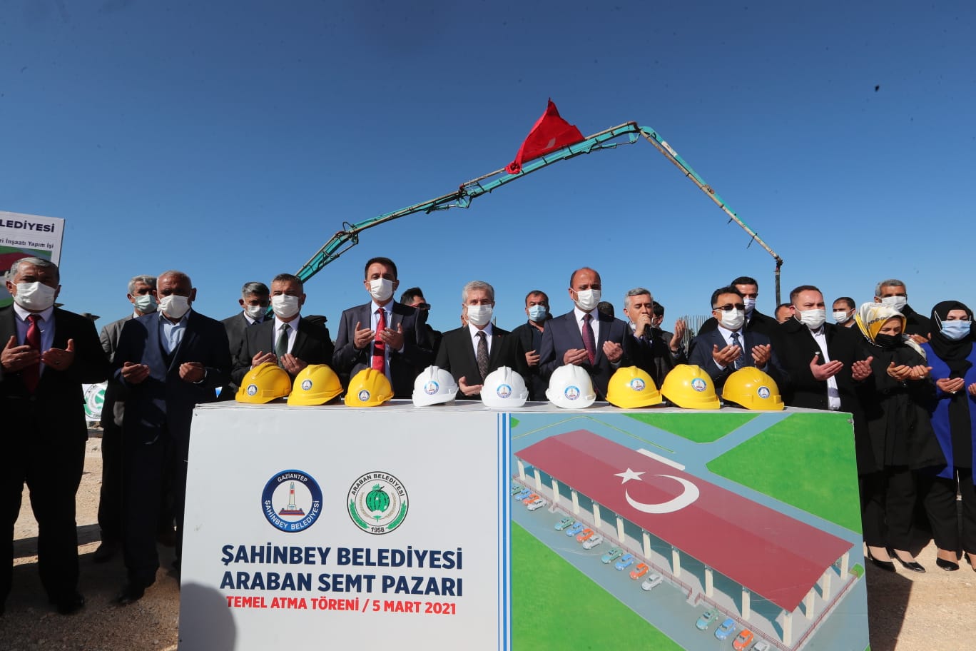 Belediyemiz Tarafndan Yaplan Araban Pazar Yerinin Temelleri Atld