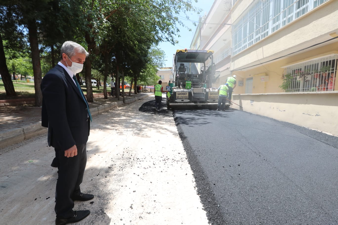 Belediyemiz Asfalt almalarna Hz Kesmeden Devam Ediyor