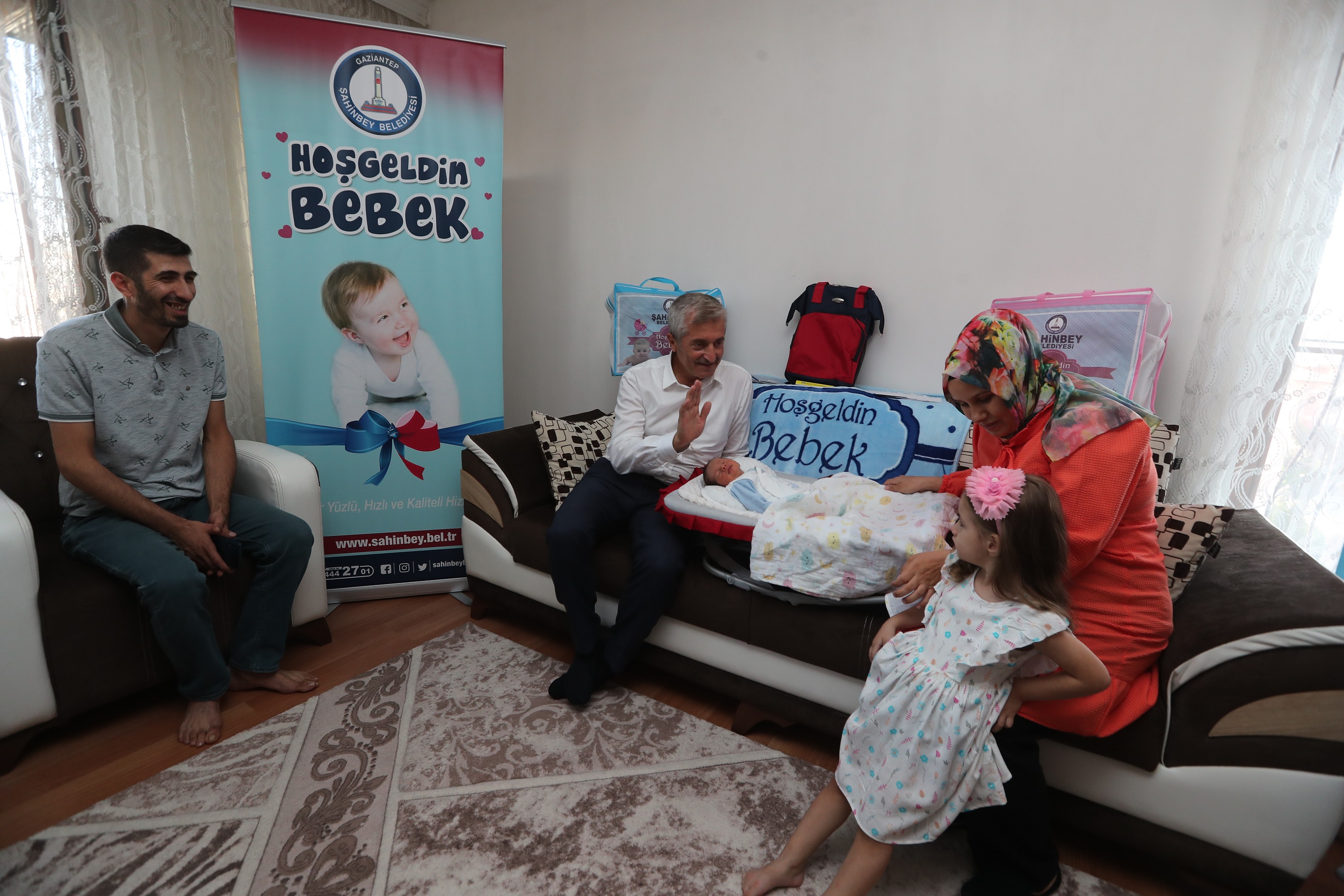 Başkanımız 150.000´inci Bebeği Ziyaret Etti
