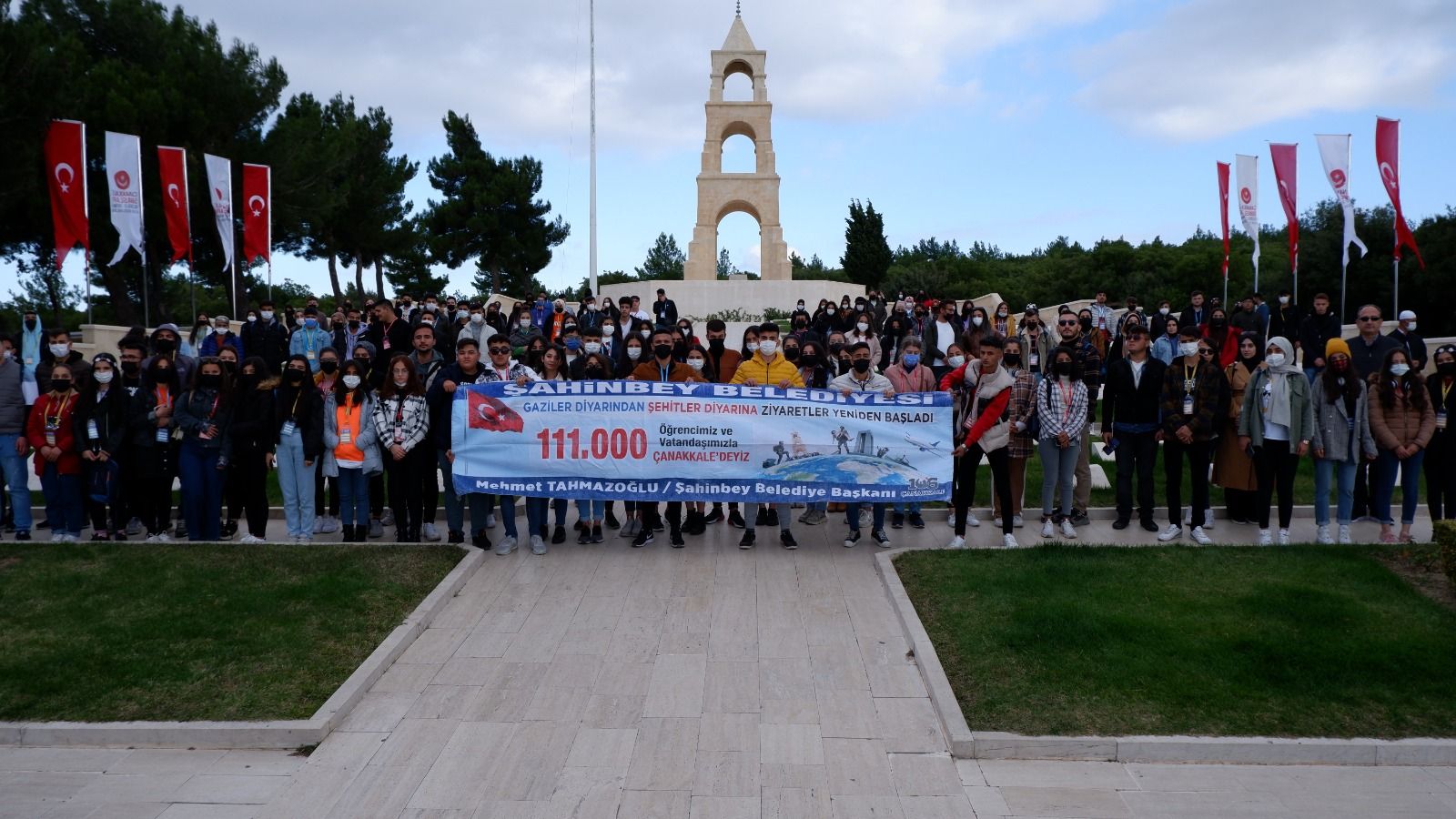 111.027 renciyi Ecdadyla Buluturan Belediyemiz anakkale Ziyaretlerine Yeniden Balyor