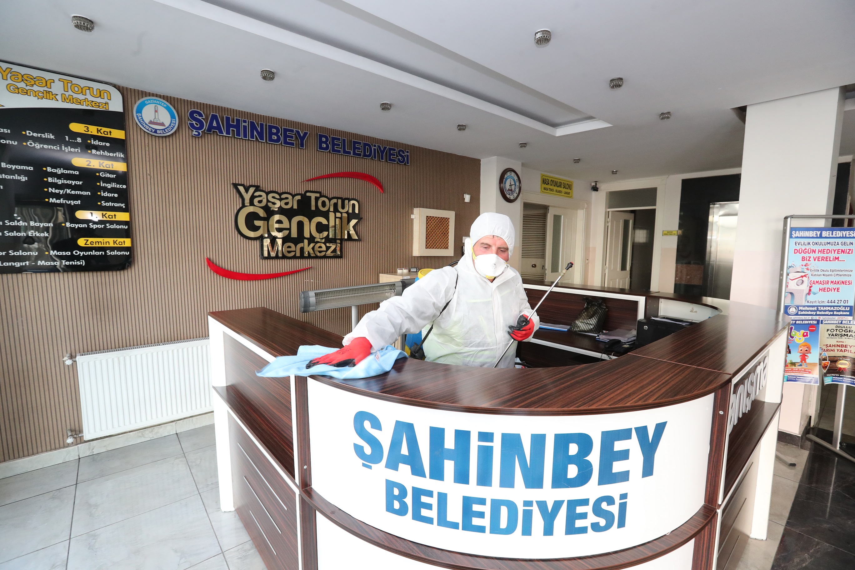 Belediyemiz Dezenfekte almalarn Srdryor
