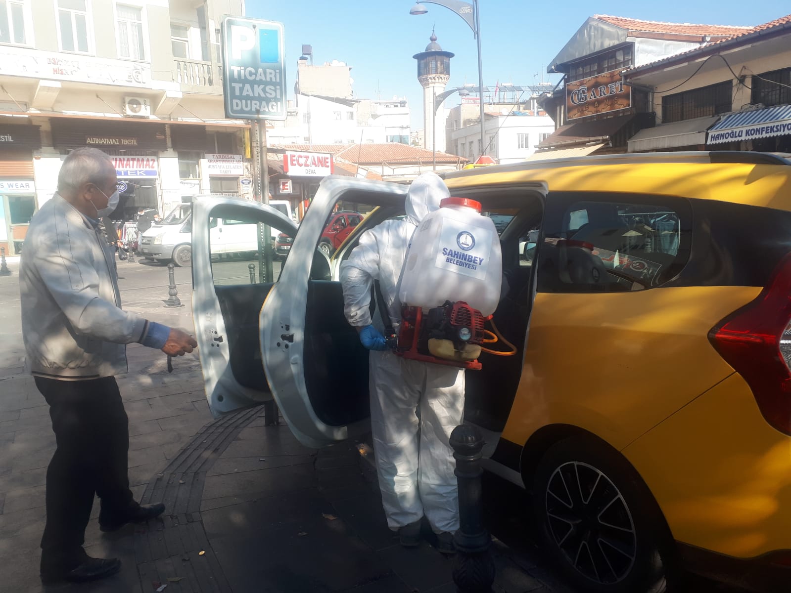 ahinbeyde Dezenfekte almalar Sryor