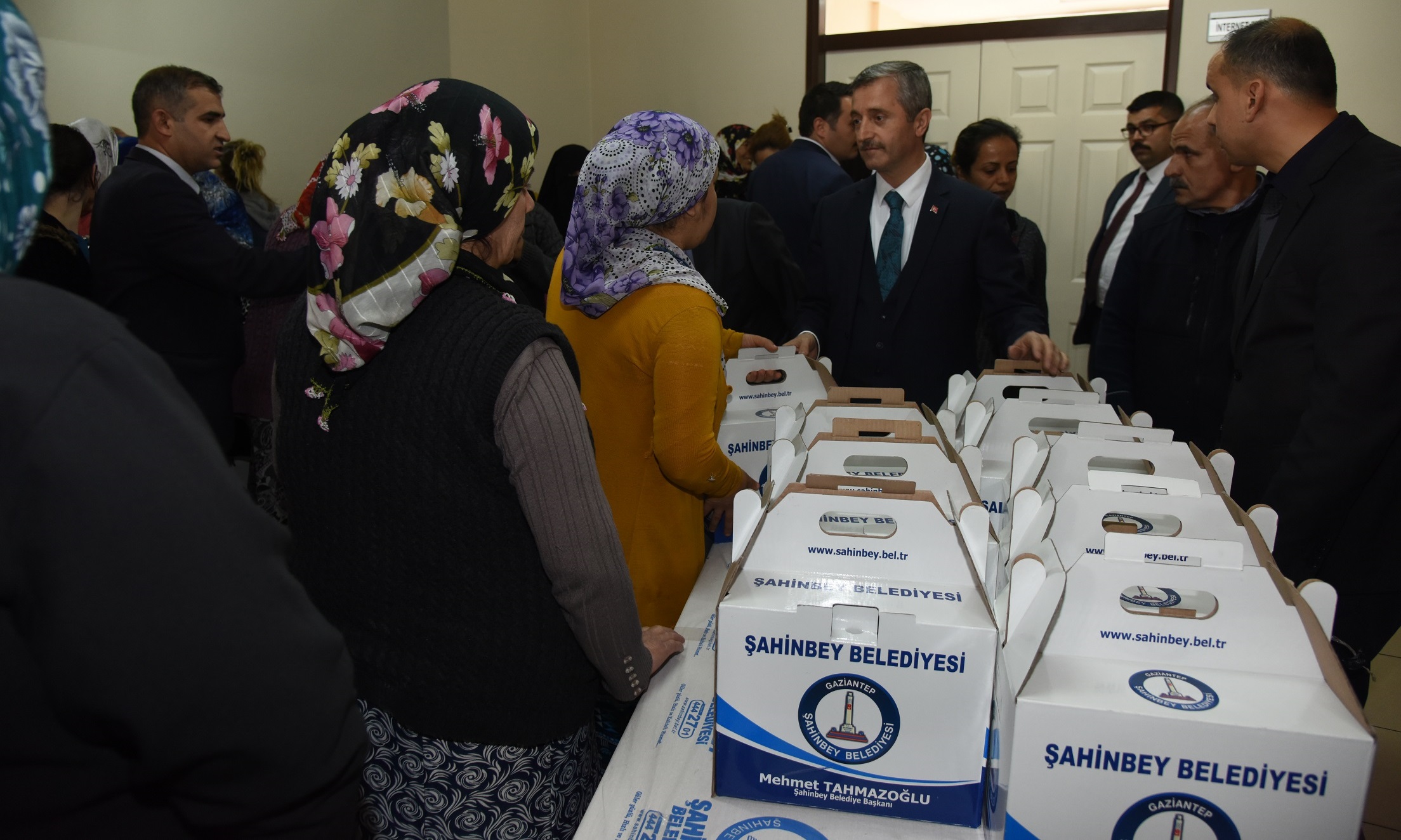 ahinbey Belediyesinden 500 Aileye Yardm