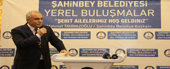 ahinbey Belediyesi ehit Ailelerinin Yzn Gldrd