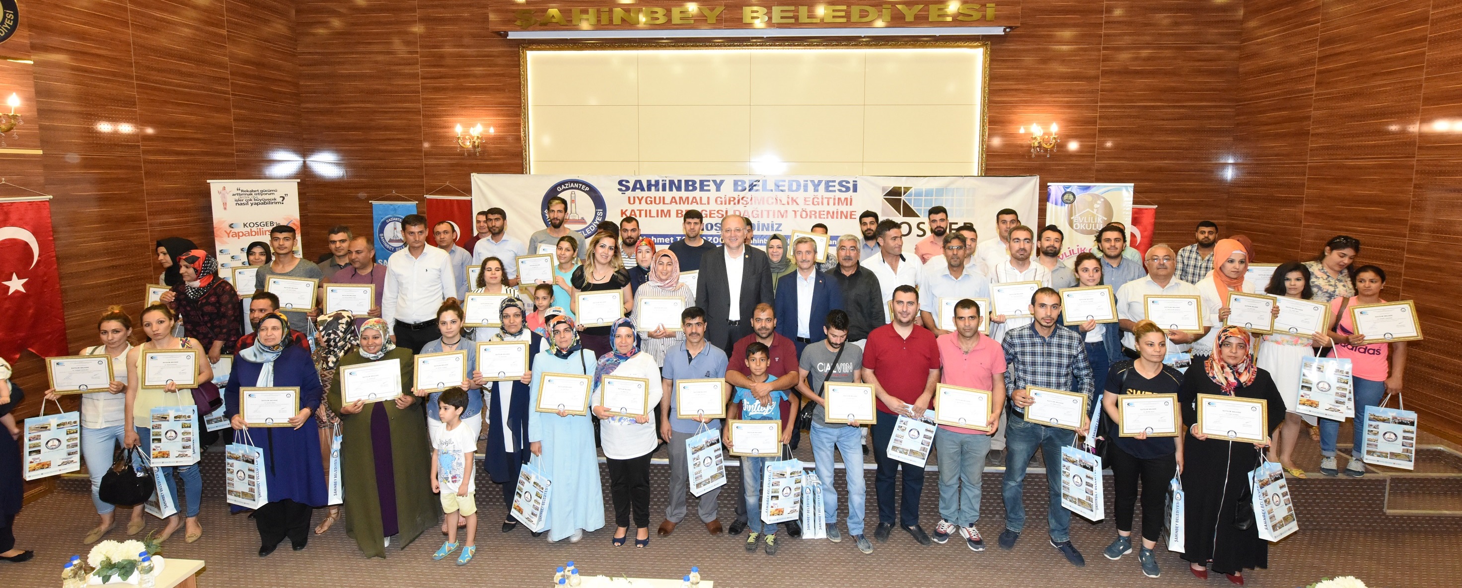 ahinbeyli Giriimciler Sertifikalarn Ald