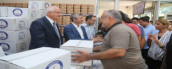 �ahinbey Belediyesi 9.350 Koli Glutensiz G�da Paketi Da��t�ld�